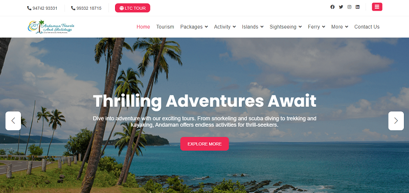 Andaman AI Website